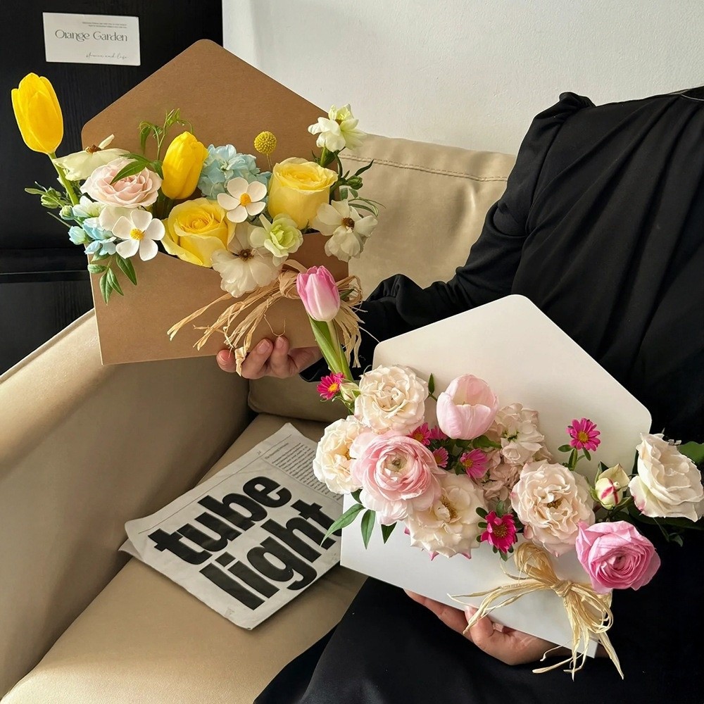 Kotak Hadiah Bunga Berbentuk A - The Florist Supply Shop ulasan dan harga