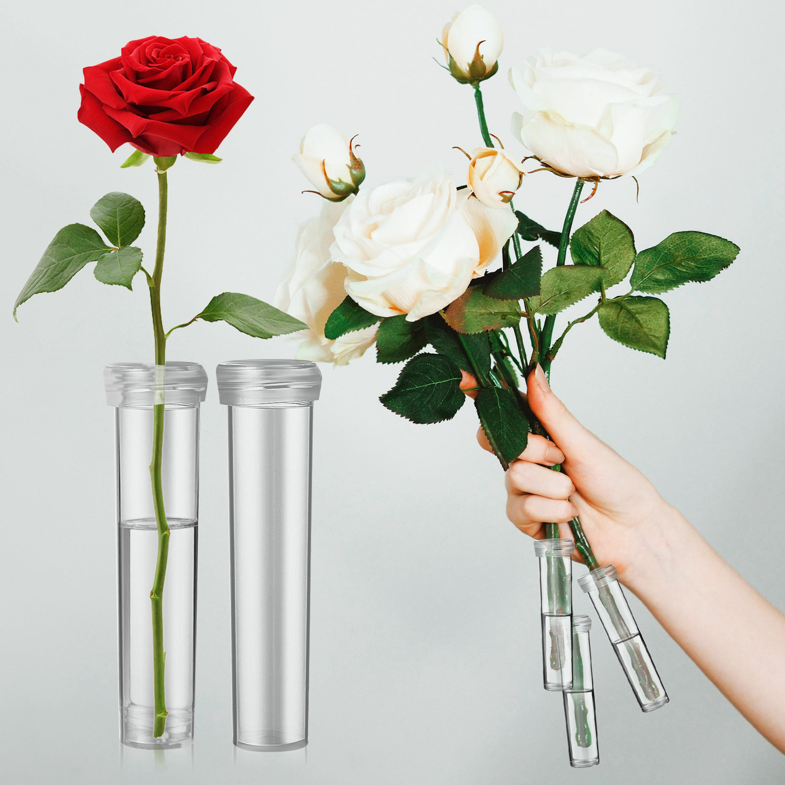 100 Buah Tabung Air Bunga Anti - The Florist Supply ulasan dan harga